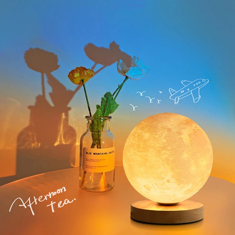 Creative 3D Magnetic Floating Levitating Moon Lamp