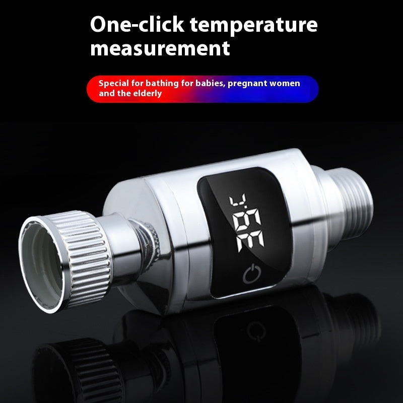 Shower Thermometer, LED Digital Display Waterproof Water Thermometer