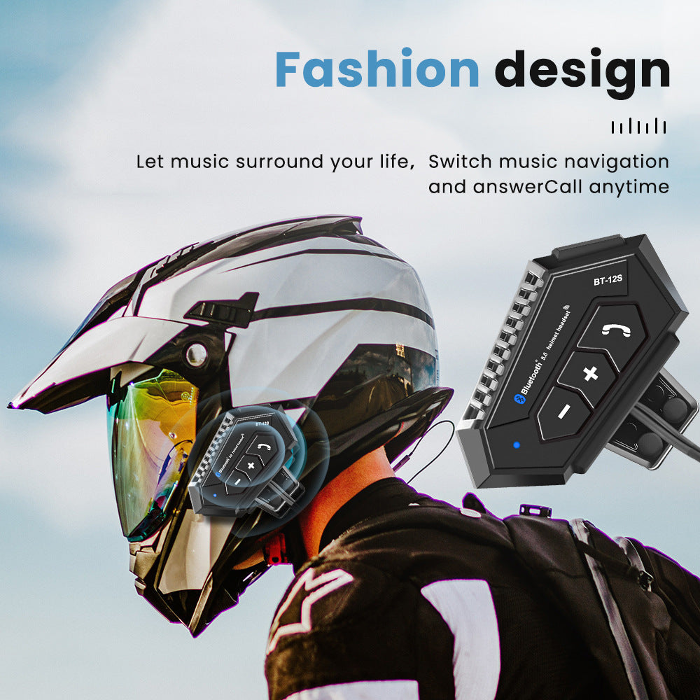 Bluetooth Wireless Headset For Motorcycle Helmet