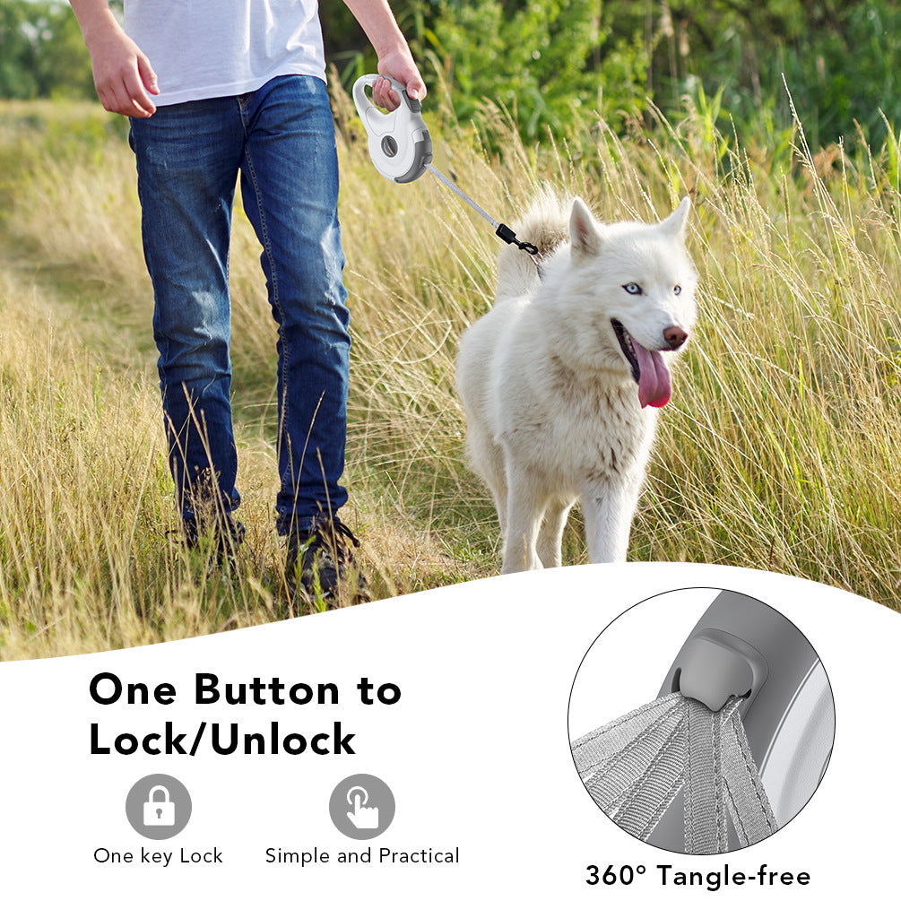 Retractable Reflective Dog Leash - Pet Walking Product