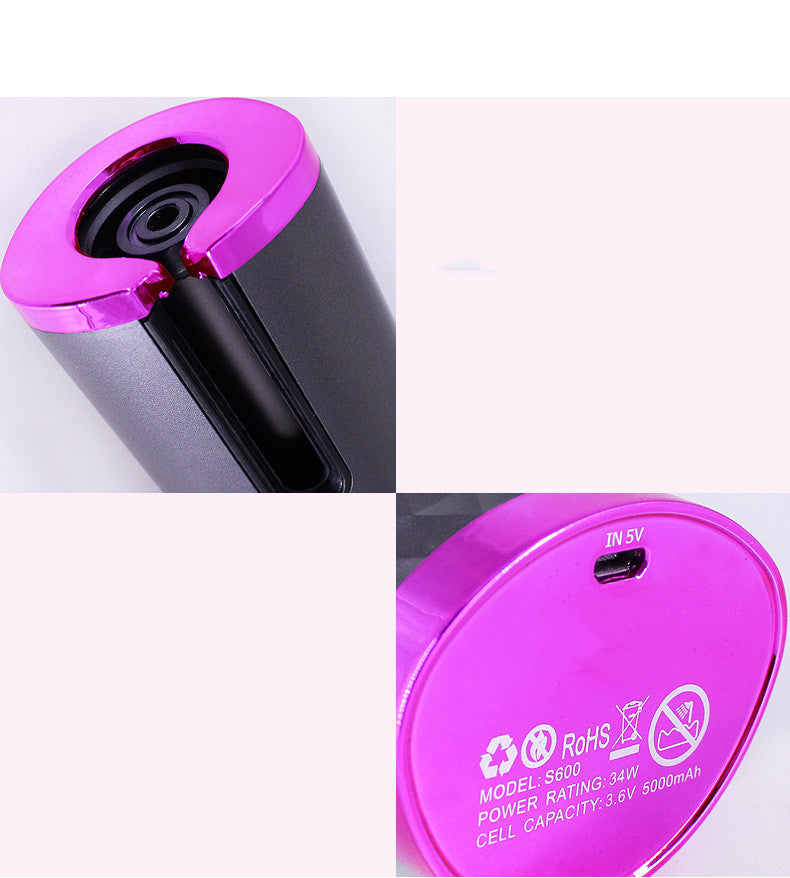 Rechargeable Automatic Hair Curler with LCD Display - Hair Curler