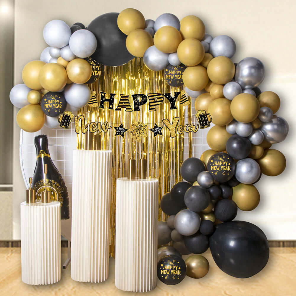 New Year Decoration Balloons, New Year Party Balloons, Balloon Set