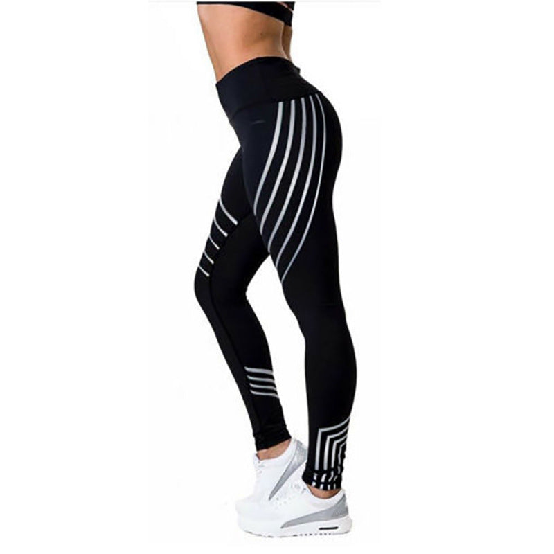 Reflective Sports Yoga Pants