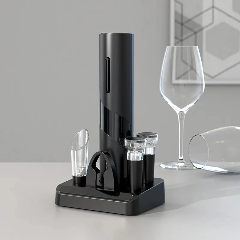 Automatic Wine Bottle Opener Set - Corkscrew and Wine Aerator Opener