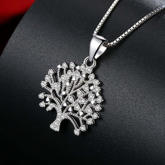 925 sterling silver tree of life necklace