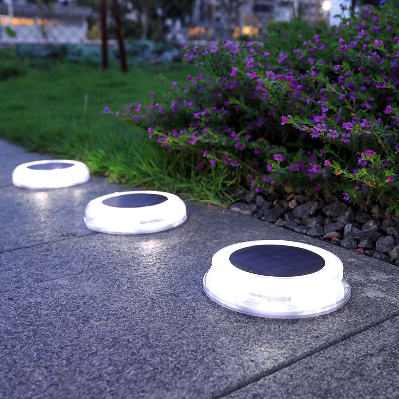 Solar Powered Lawn Lamp Garden Light Courtyard, Step Sensor