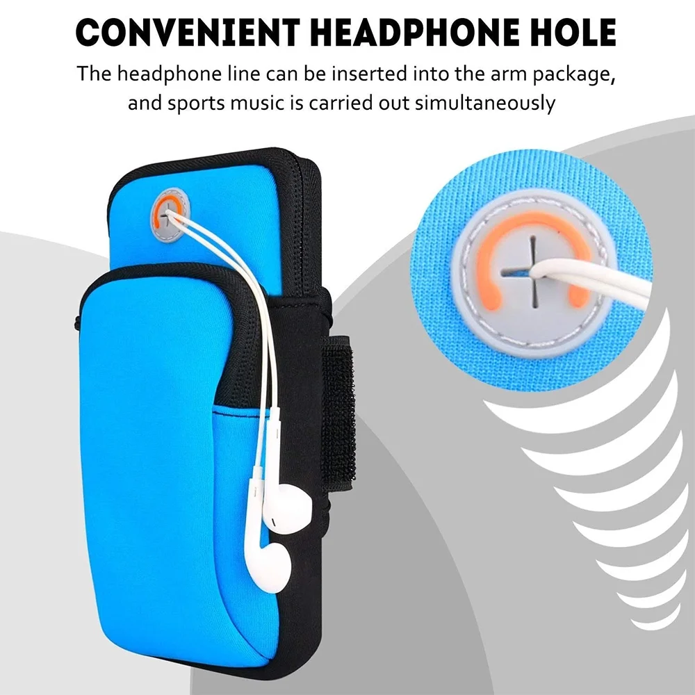 women armband bag - Arm Pouch Bag with Phone Holder - sports bag