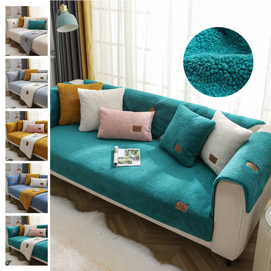 Modern Plush Sofa Cover