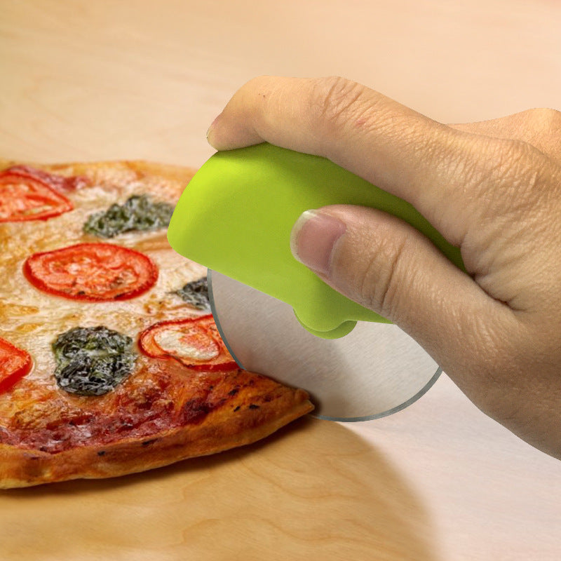 Pizza Wheel Knife, Stainless Steel pizza cutter, Dough Knife