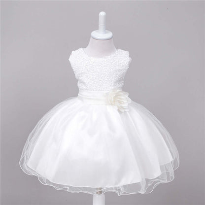 Little Girl Sequins Wedding Princess Dress - Birthday Party Outfit
