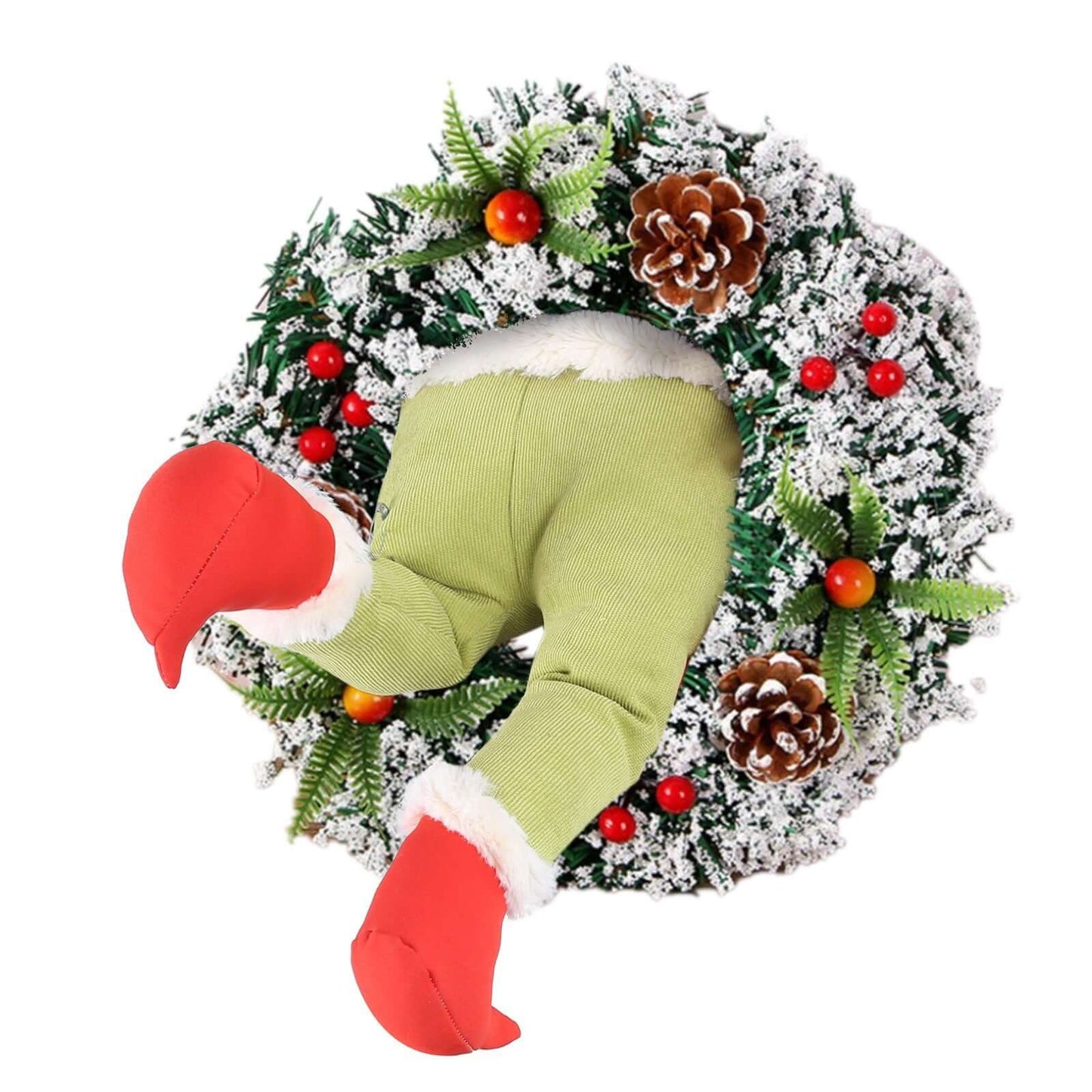 Christmas Thief Wreath, Christmas Wreath, Christmas Hanging Wreath