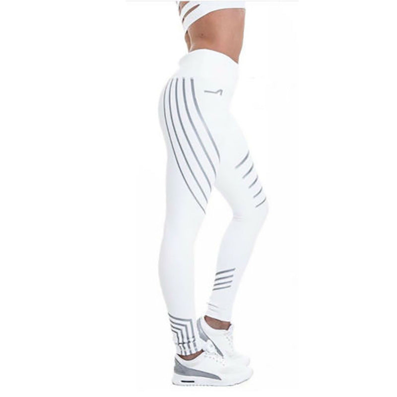 Reflective Sports Yoga Pants