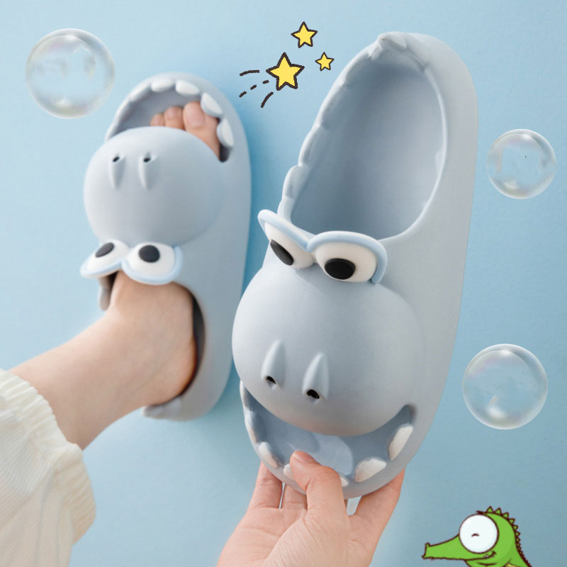 Kids Crocodile Bath Slippers - Kids Beach Slippers - Kids Slippers