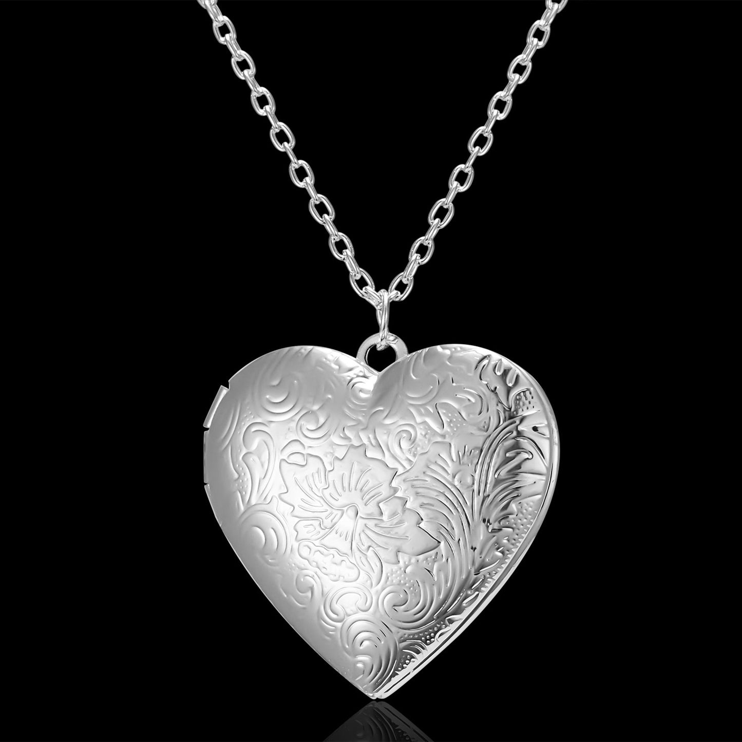 Heart-shaped Photo Frame Necklace