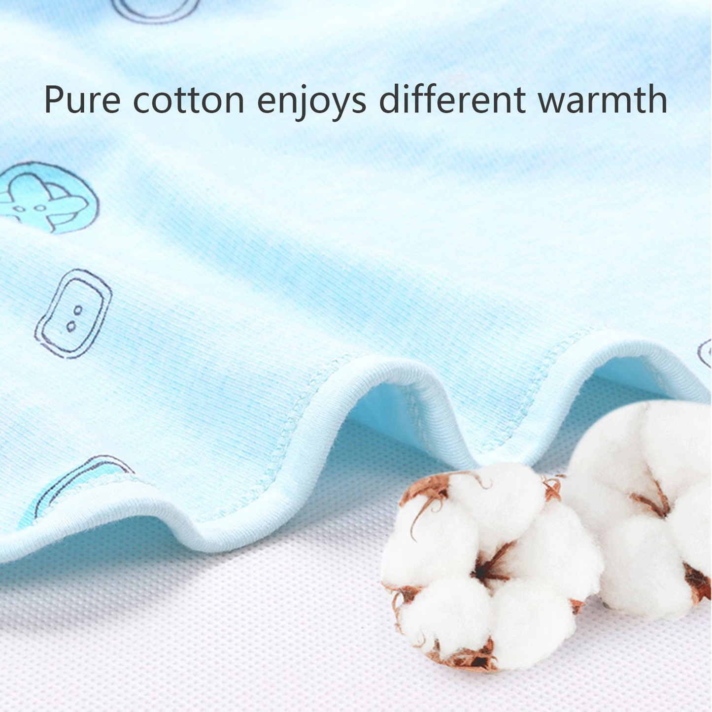 Baby Protective Sleeping Bag - Cotton Swaddle Blanket Sack