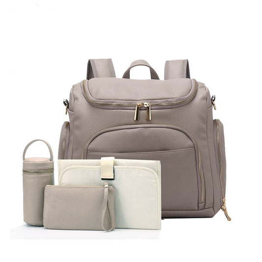 women's leather backpack - Leather Backpack Set