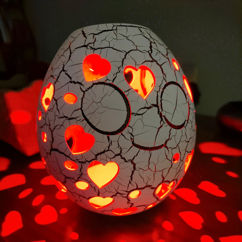 Charging Cracked LED Egg Lamp