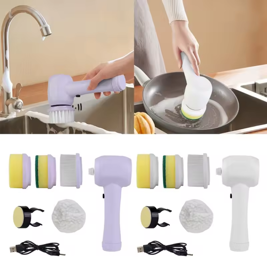 4-in-1 Electric Cleaning Brush, Rechargeable Cleaning Device