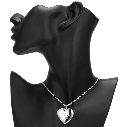 Heart-shaped Photo Frame Necklace