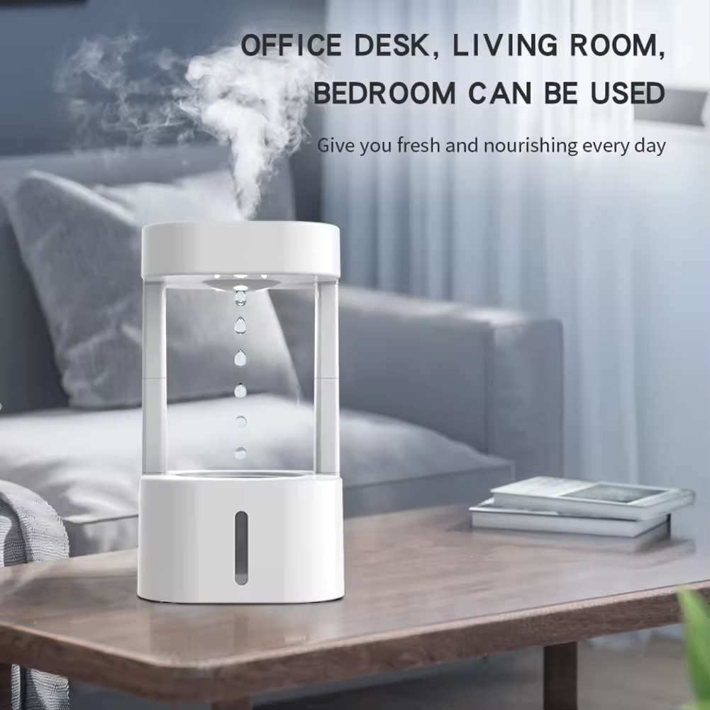 Anti Gravity Humidifier, Diffuser Water Drop Humidifier, Air Humidifier