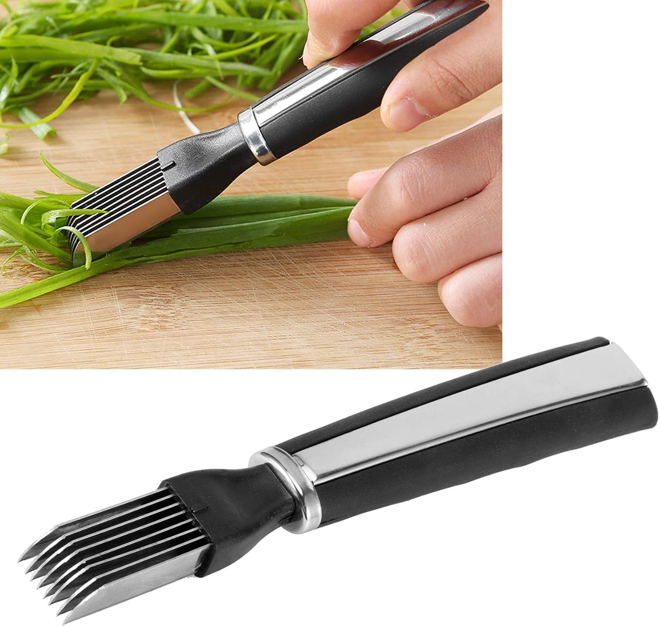 Multi-blade Vegetable Cutter, Green onion cutter, grated silk knife