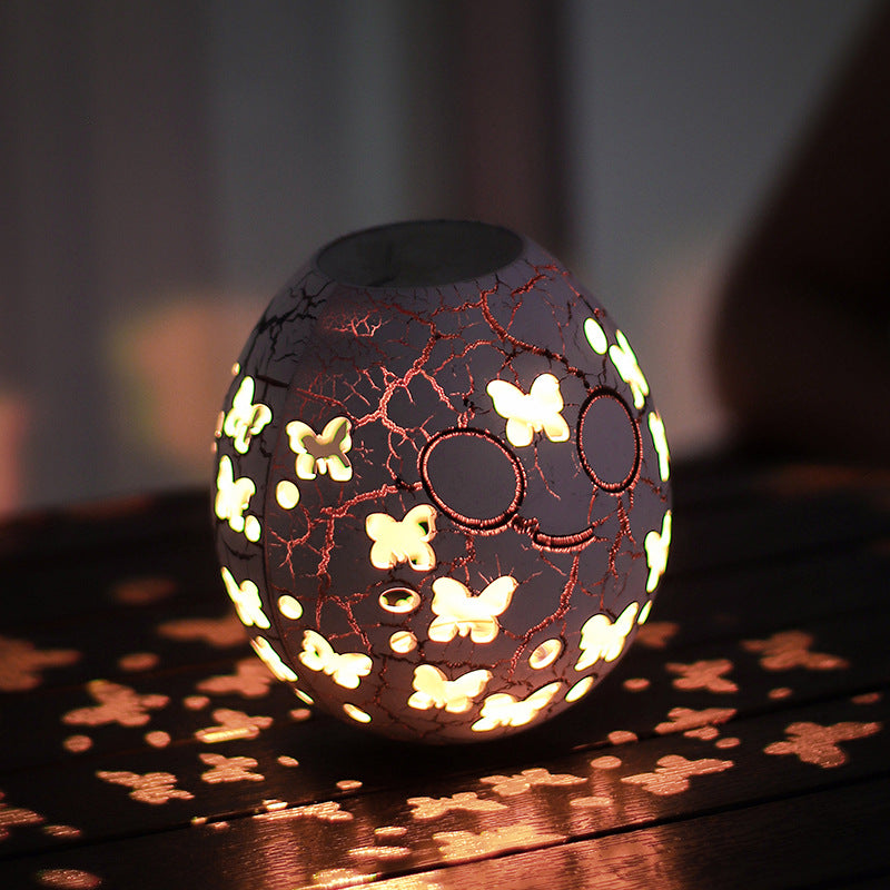 Charging Cracked LED Egg Lamp