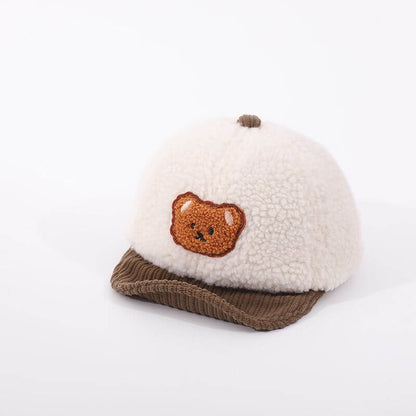 Teddy Bear Baby Hat - Baby Hat - Baby Adjustable Hat