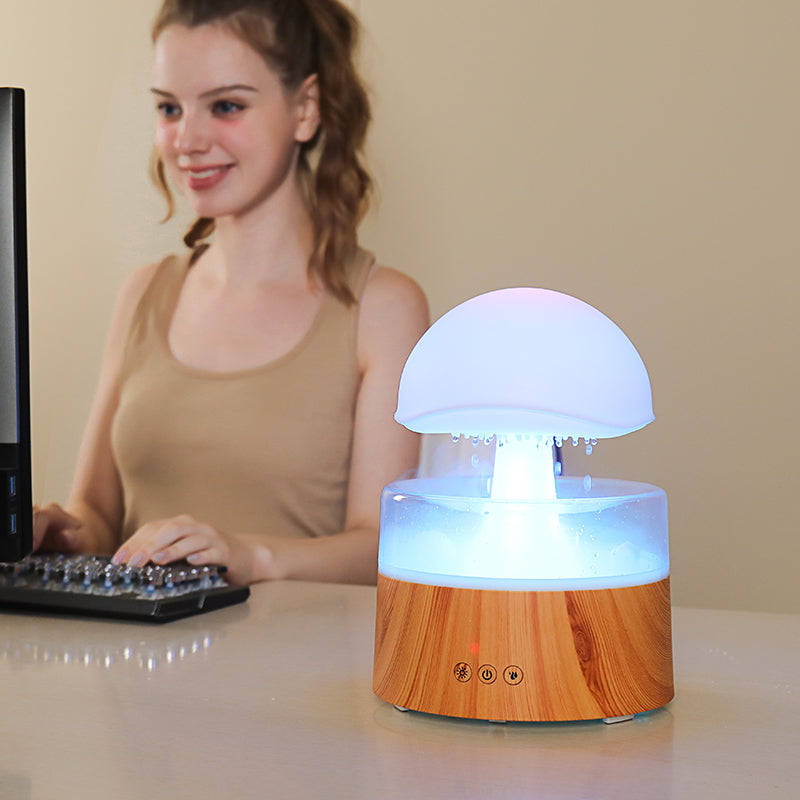 Ultrasonic aroma diffuser and air humidifier for aromatherapy