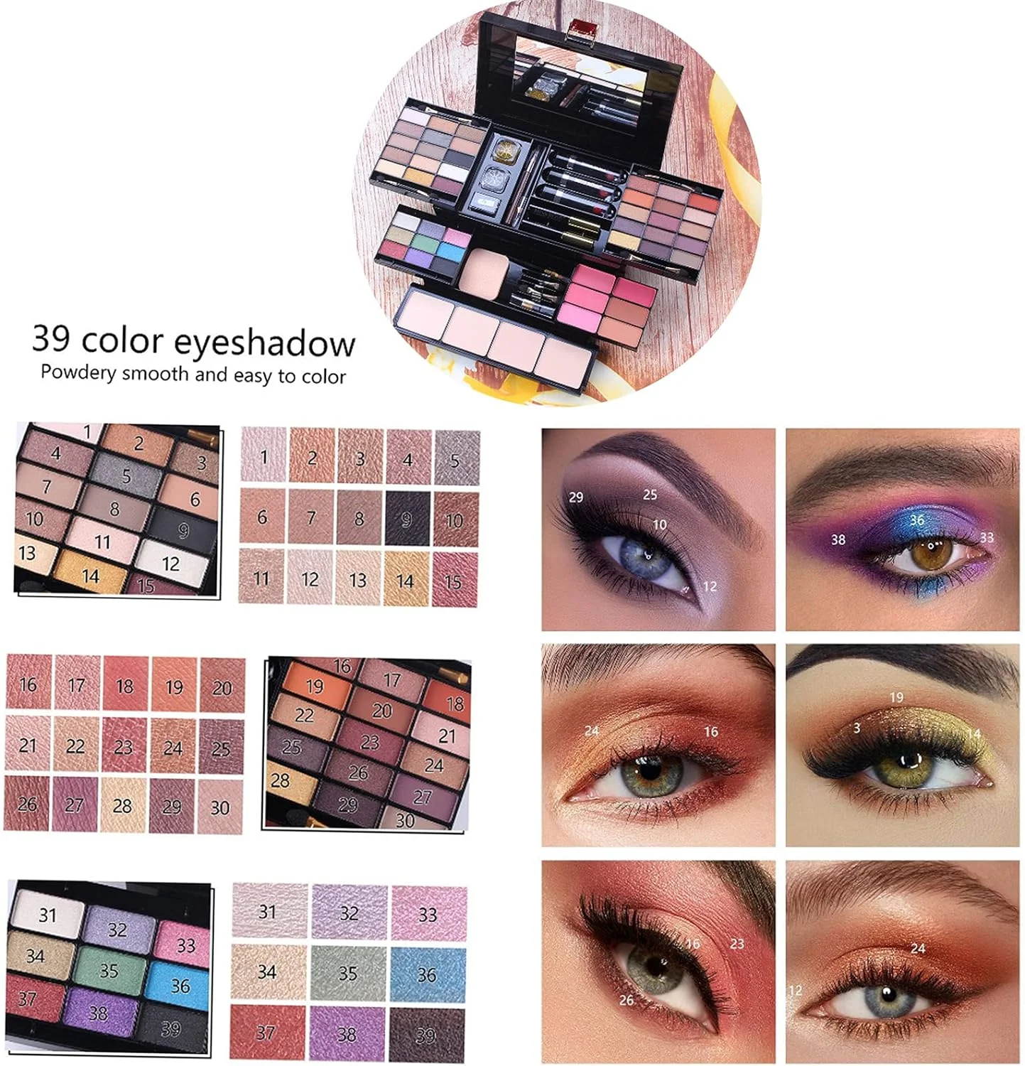 All-in-One Makeup Kit - Makeup Kit Combination Palette - Makeup Kit