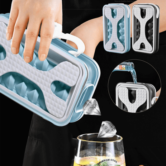 2-in-1 Portable Silicone Ice Ball Mold & Water Bottle