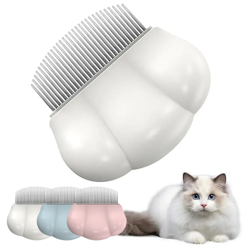 Dog Grooming Comb - Comfortable Universal Shedding Brush for Small Pets, Removes Tangles and Fleas