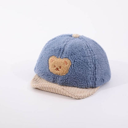 Teddy Bear Baby Hat - Baby Hat - Baby Adjustable Hat