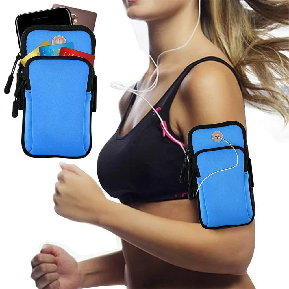 women armband bag - Arm Pouch Bag with Phone Holder - sports bag