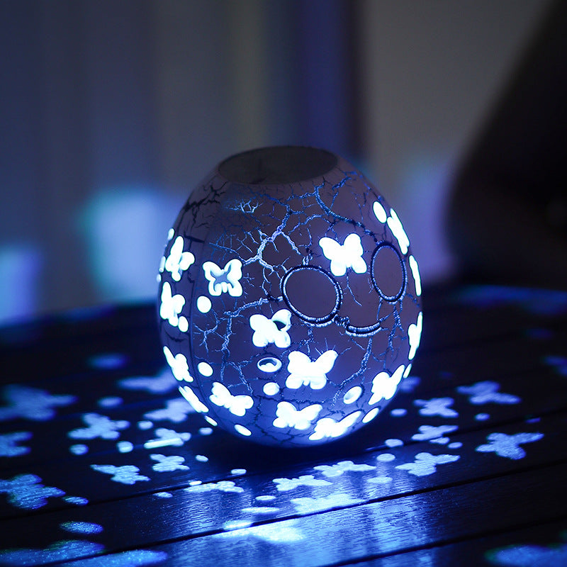 Charging Cracked LED Egg Lamp