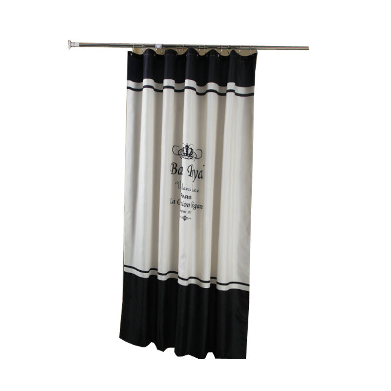 Waterproof Shower Curtain Polyester Shower Curtain