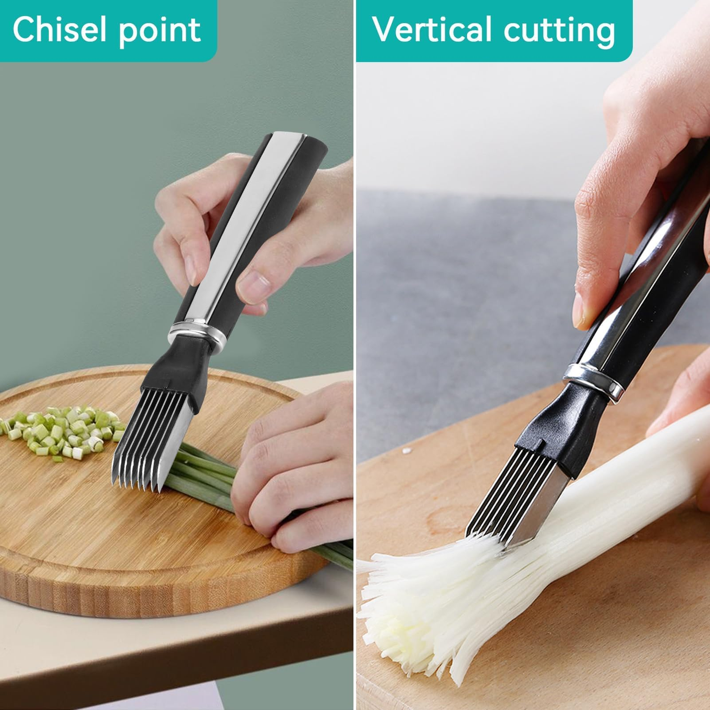 Multi-blade Vegetable Cutter, Green onion cutter, grated silk knife