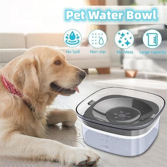 Slow water bowl for dogs