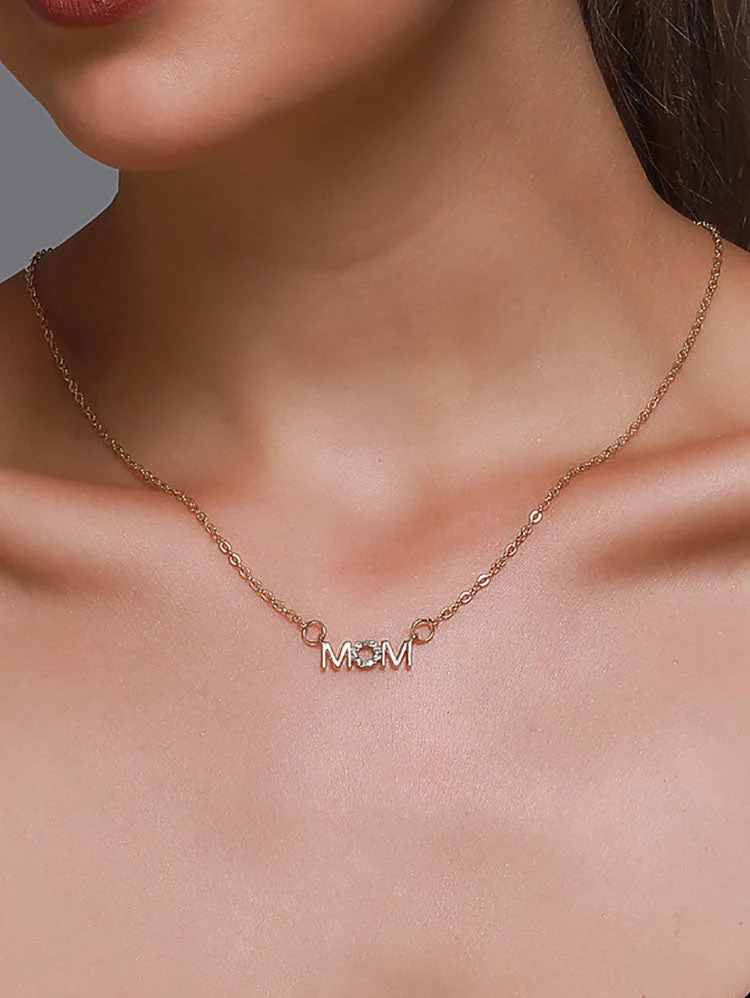 Mother's Day Simple and Versatile MOM Necklace