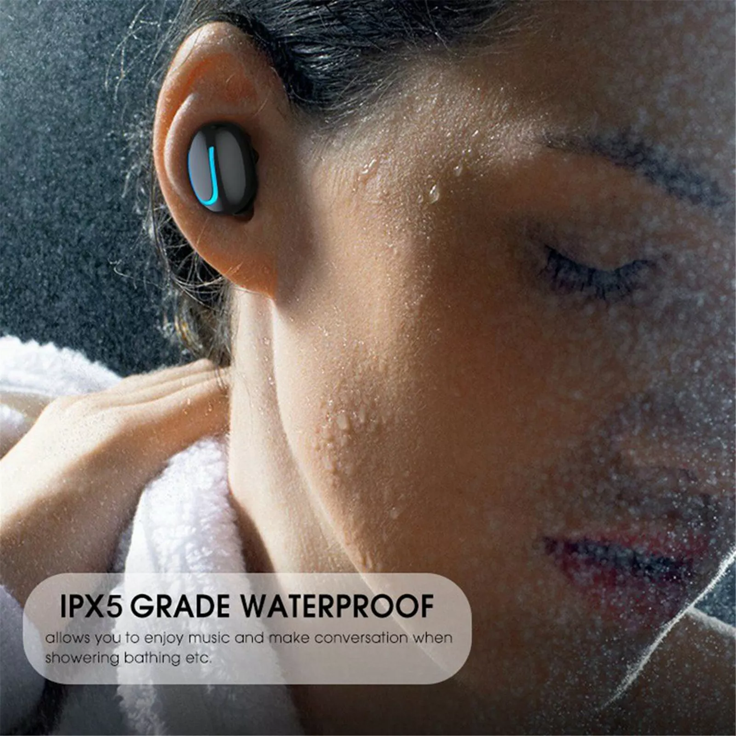 Wireless In-Ear Earbuds - Bluetooth and Waterproof Wireless Earbuds