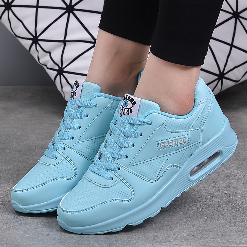 Women's Lace-Up Cushion Soft Sport Shoes & Women's Padded Sneakers