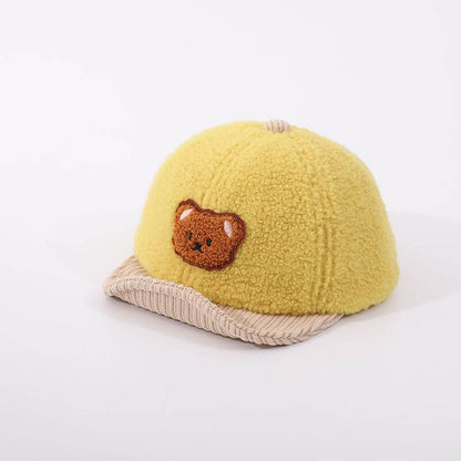 Teddy Bear Baby Hat - Baby Hat - Baby Adjustable Hat