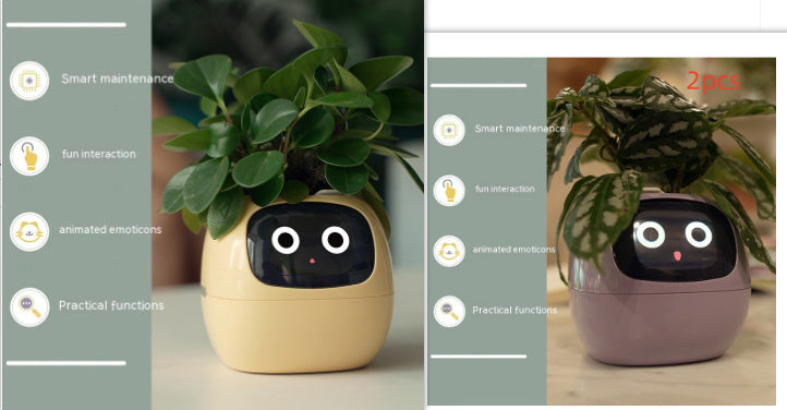 Smart Planter Endless Fun Over 49 Rich Expressions 7 Smart Sensors And AI Chips Make Raising Plants Easy And Fun