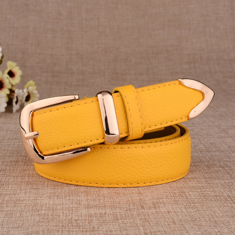 Women's Brands Genuine Cowhide Leather Belt