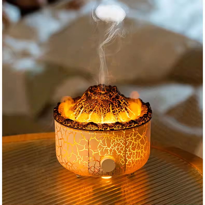 Humidifier Diffuser - Aromatherapy Machine - Flaming volcano Humidifier