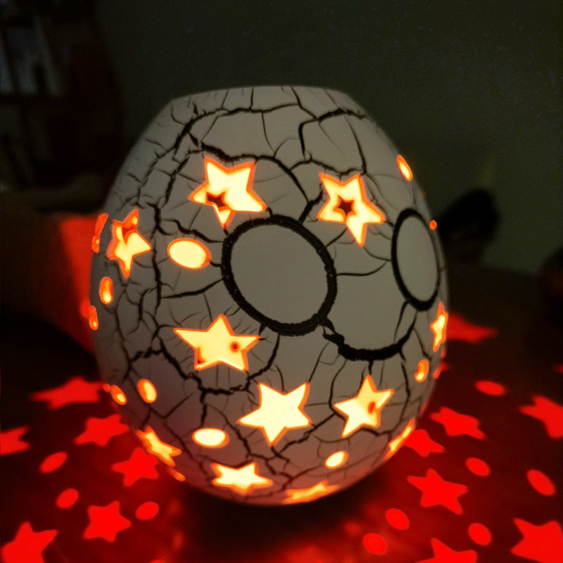 Charging Cracked LED Egg Lamp