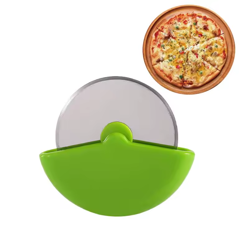 Pizza Wheel Knife, Stainless Steel pizza cutter, Dough Knife