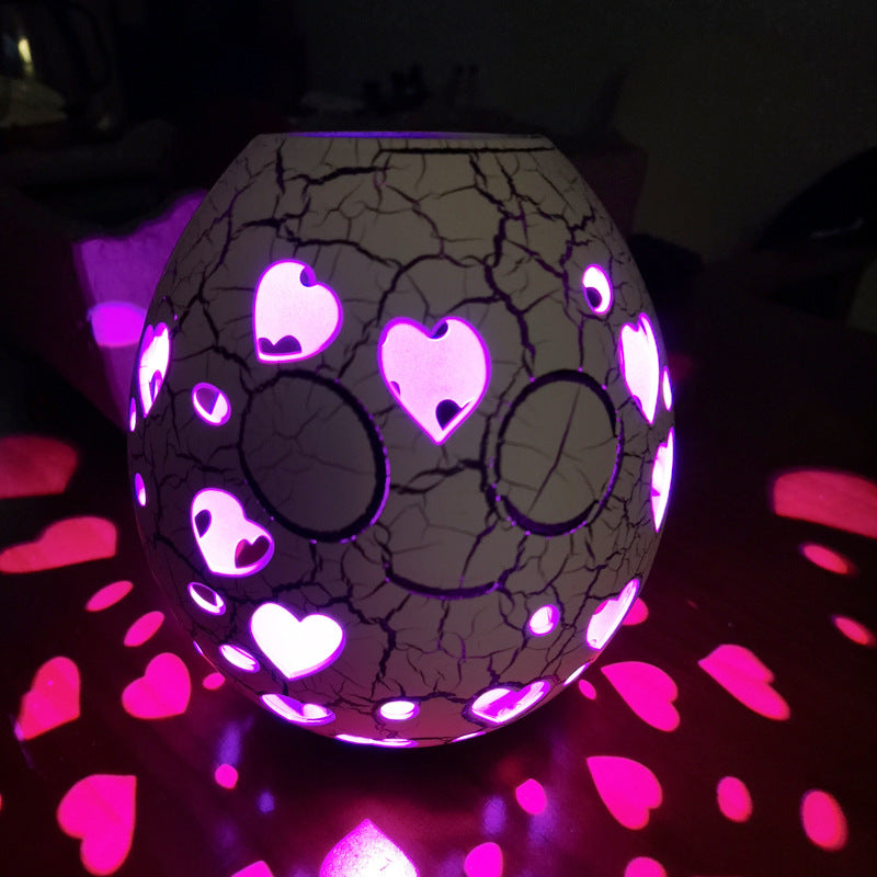 Charging Cracked LED Egg Lamp