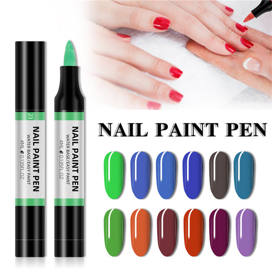 Nail Polish Coloring Pen - Water Based Nail Polish Pen - Nail Polish