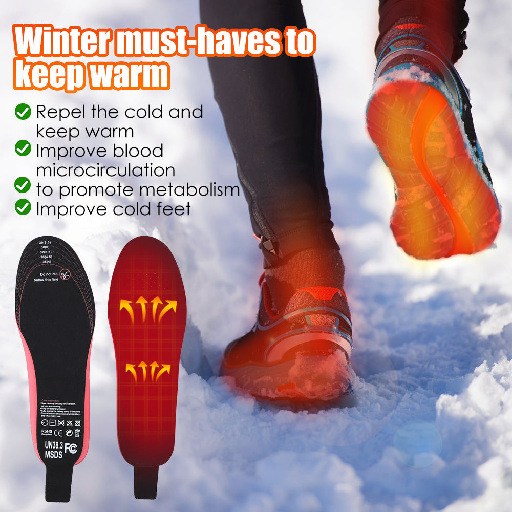 Electric Heated Insoles, Rechargeable Heated Insoles, Foot Warmer