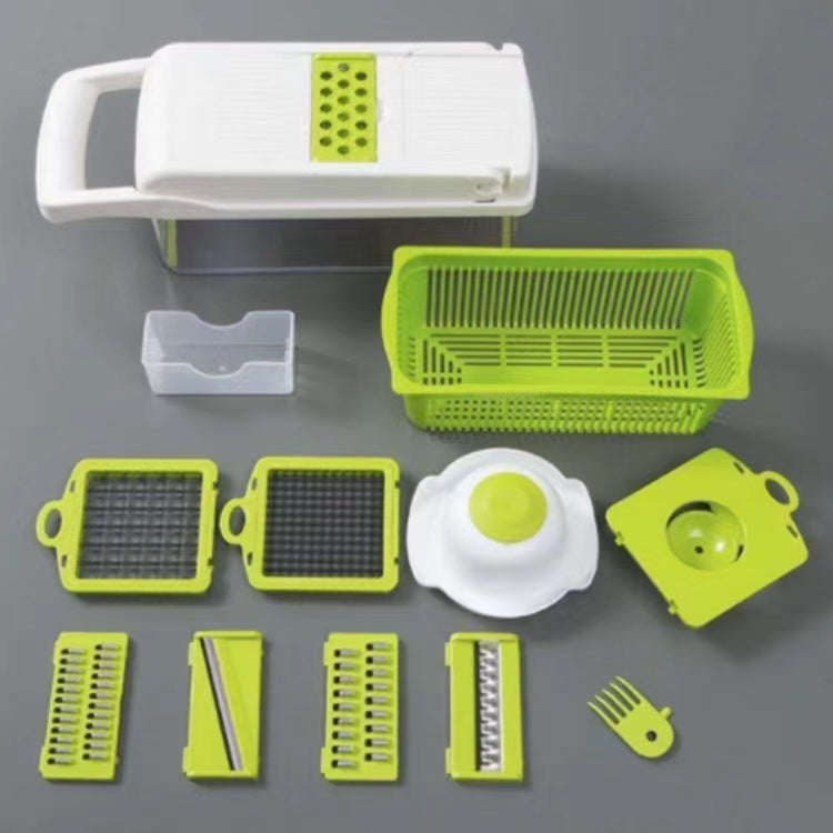 12 In 1 Manual Vegetable Chopper Food Slicer